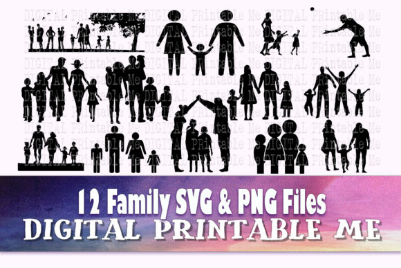 Family Svg Silhouette Clip Art Review for Real Embroidery Projects