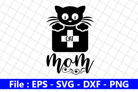 Mom Design, Cat Mom – A Charming Fit for Crafty Embroidery Projects