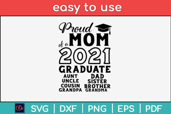 Proud Mom of a 2021 Graduate Svg T-Shirt Review