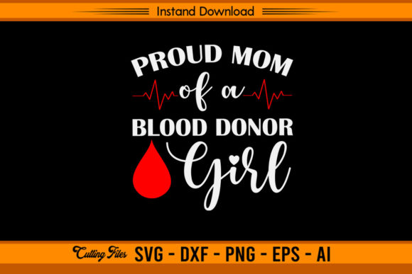 Proud Mom of a Blood Donor Girl: A Thoughtful Embroidery Design for Meaningful Makes
