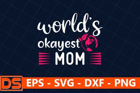 World’s Okayest Mom – A Lighthearted Embroidery Design with Real Charm